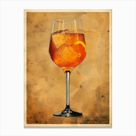 Aperol Spritz Art Print 130 Canvas Print