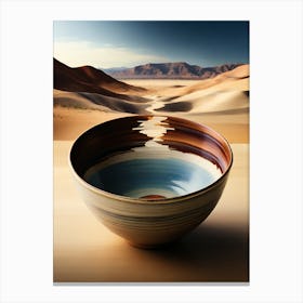 Desert Bowl Canvas Print