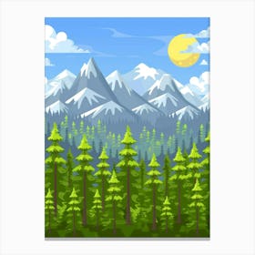 Mountain Landscape 28 Canvas Print