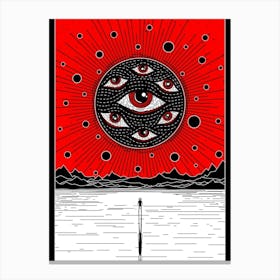 Evil eye Canvas Print