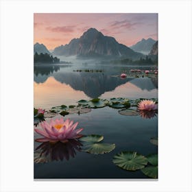 Water Lilies 1 Canvas Print