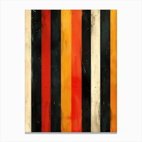 Abstract Striped Painting Canvas Print