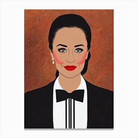 Christine Taylor Illustration Movies Canvas Print