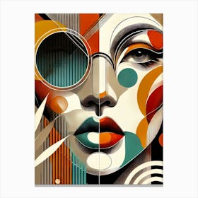 Pop Art Face Canvas Print