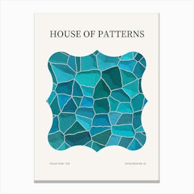 Tile Pattern Poster 33 Canvas Print