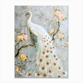 Peacock Painting 1 Canvas Print