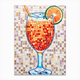 Glass Of Orange Juice Canvas Print