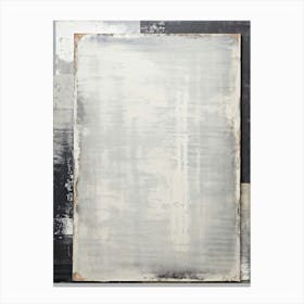 A Sheet Of Retro Style Old Fashioned Cardboard Textured Saturated In The Monochrome Grey Shades O 2 1 Canvas Print