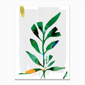 Green Botanical Canvas Print