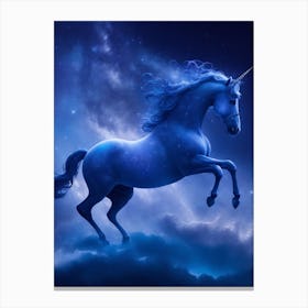 Unicorn In The Sky 1 Canvas Print