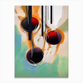 Cherries Painting Abstract 3 Canvas Print