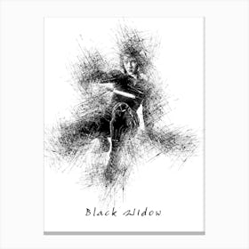 Black Widow 1 Canvas Print