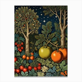 William Morris Fruit In The Garden Canvas Print