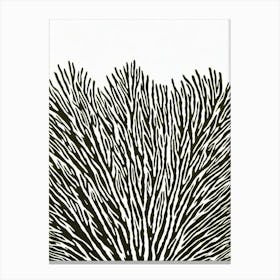 Acropora Valida Linocut Canvas Print