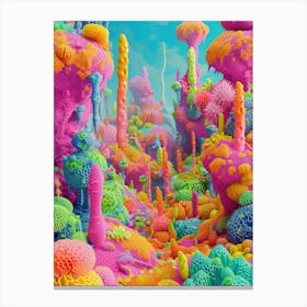 Psy Coral Reef Canvas Print