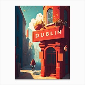 Dublin Ireland Travel Canvas Print