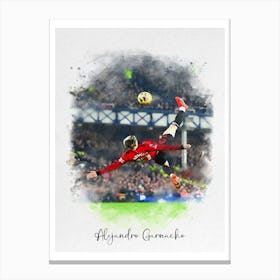 Alejandro Garnacho Manchester United Canvas Print