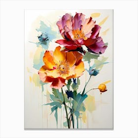 Flowers By Robert Wilson Canvas Print