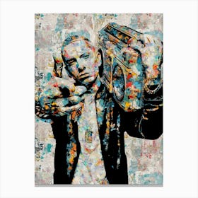 Eminem Music 1 Canvas Print
