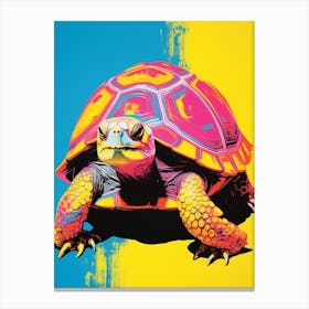 Sea Turtle Pop Art 3 Canvas Print