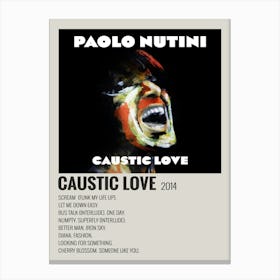 Daxxin Caustic Love Paolo Nutini Canvas Poster Canvas Print