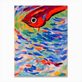 Oarfish Matisse Inspired Canvas Print