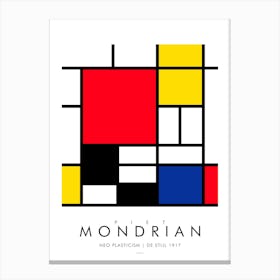 Mondrian Classic Canvas Print