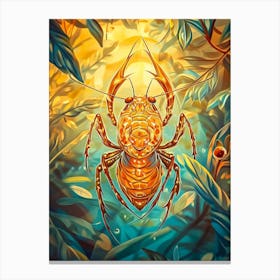 Cockroach In The Forest Canvas Print