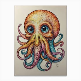 Octopus 21 Canvas Print