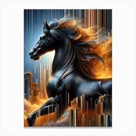 Creative Horse Beauty Illustration Nr 44 Canvas Print