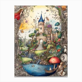 Fairytale Castle 4 Canvas Print