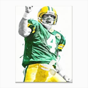 Brett Favre Green Bay 1 Canvas Print