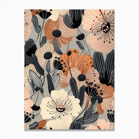 Floral Pattern 12 Canvas Print