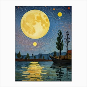 Moonlit Evening Canvas Print