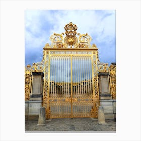 Golden Gate At Versailles (Paris Series) Canvas Print