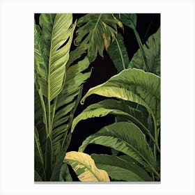 Tropical Leaves 6 Canvas Print