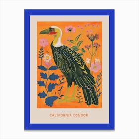 Spring Birds Poster California Condor 1 Canvas Print