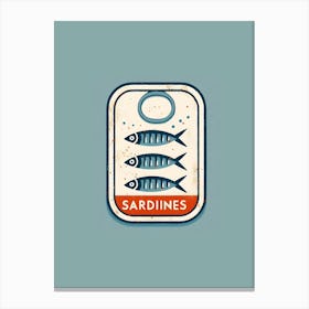 Sardines can Canvas Print