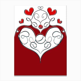 Valentine'S Day Canvas Print