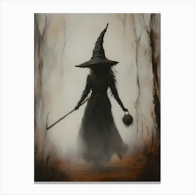 Witch In The Woods 2 Canvas Print