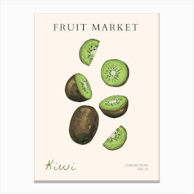 Fruit Market Kiwi Canvas Print