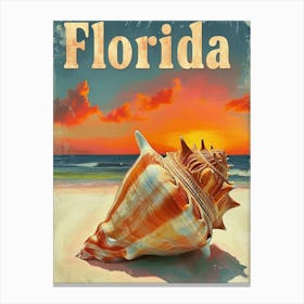 Florida Shell 1 Canvas Print