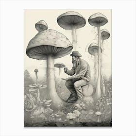 Mushroom Man Canvas Print