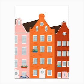 Amsterdam Street Canvas Print