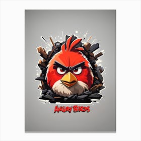 Angry Birds Logo Canvas Print