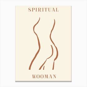 Spiritual Wooman 10 Canvas Print