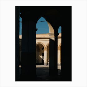 Exploring The Streets In Trapani Canvas Print