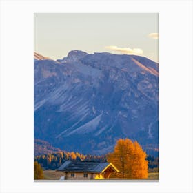 Autumn In The Alps Canvas Print