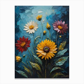 Daisies 3 Canvas Print