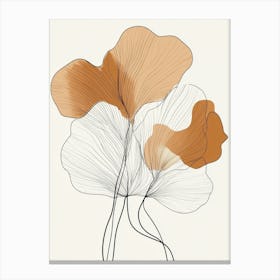 Ginkgo Leaves 1 Canvas Print